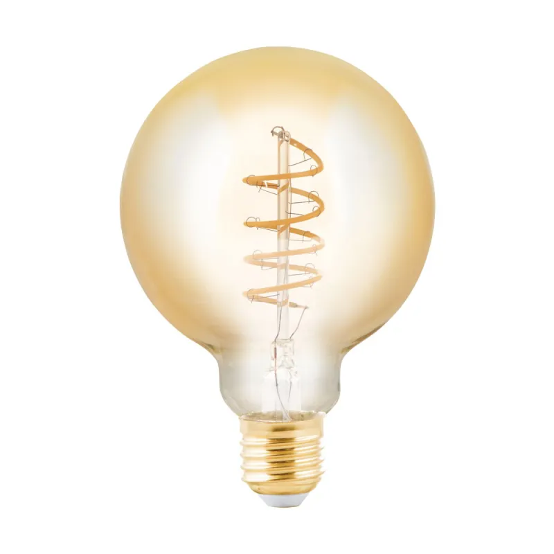 Bec Dimabil Eglo 11877, Led E27 4W 245Lm 2200K Ø95Mm, Lumina Calda, Chihlimbar