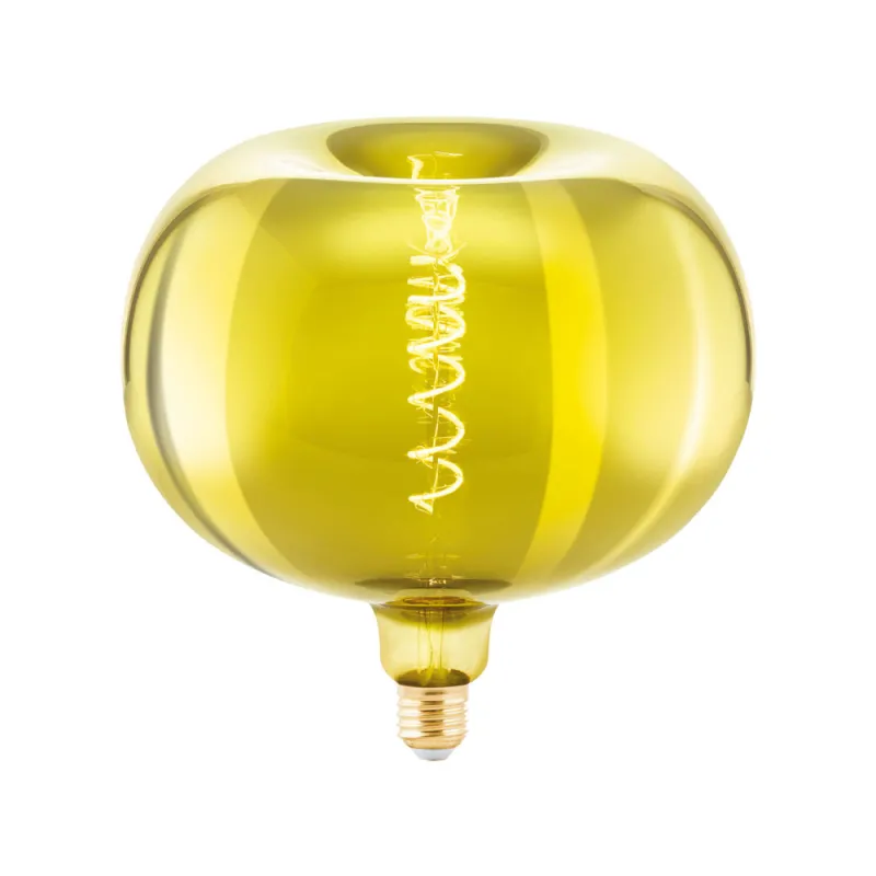 Bec Dimabil Eglo 11894, Led E27 4W 40Lm 1900K Ø220Mm, Lumina Calda, Auriu