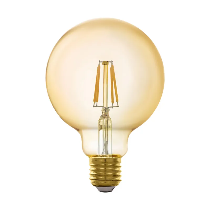 Bec-Zig-E27-G95 5,5W 2200K Amber