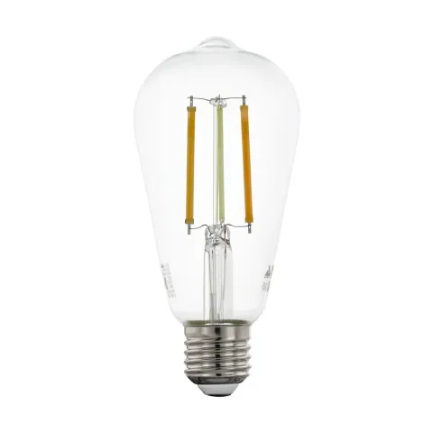 Bec-Zig-Cct-E27-St64 6W Clear