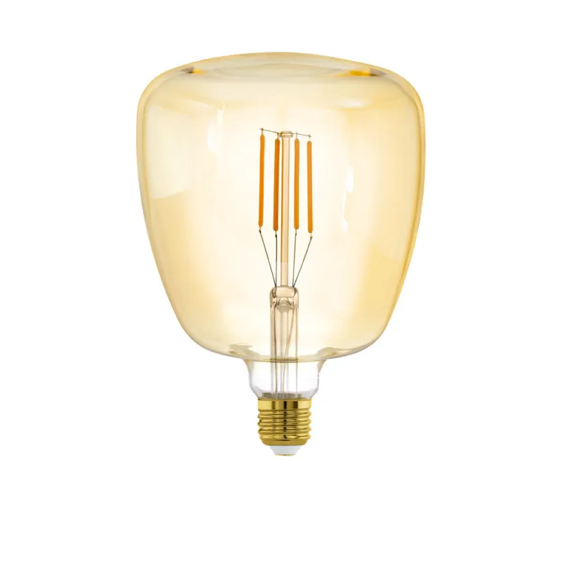 Bec Dimabil Eglo 12595, Led E27 4W 400Lm 2200K Ø140Mm, Lumina Calda, Chihlimbar