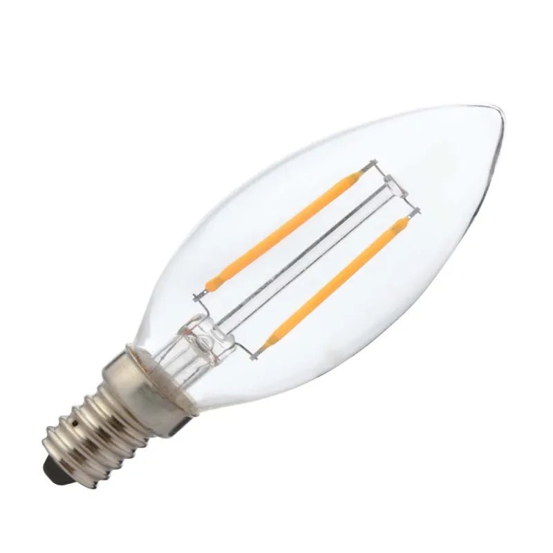 Bec Led Lumanare Filament E14 2W Alb Neutru