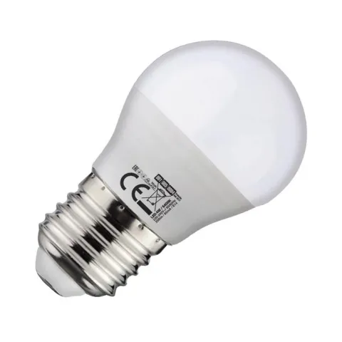 Bec Led Sferic E27 4W Alb Cald