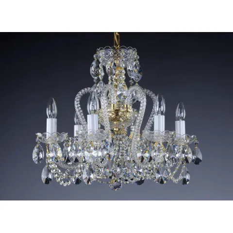 Candelabru Cristale, Bohemia, E14, AL010021K, Crystal