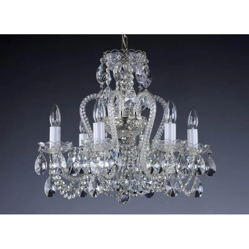 Candelabru Cristale, Bohemia, E14, AL010021K, Crystal
