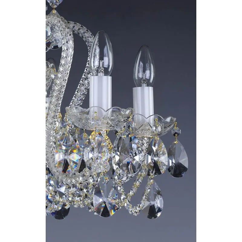 Candelabru Cristale, Bohemia, E14, AL010021K, Crystal