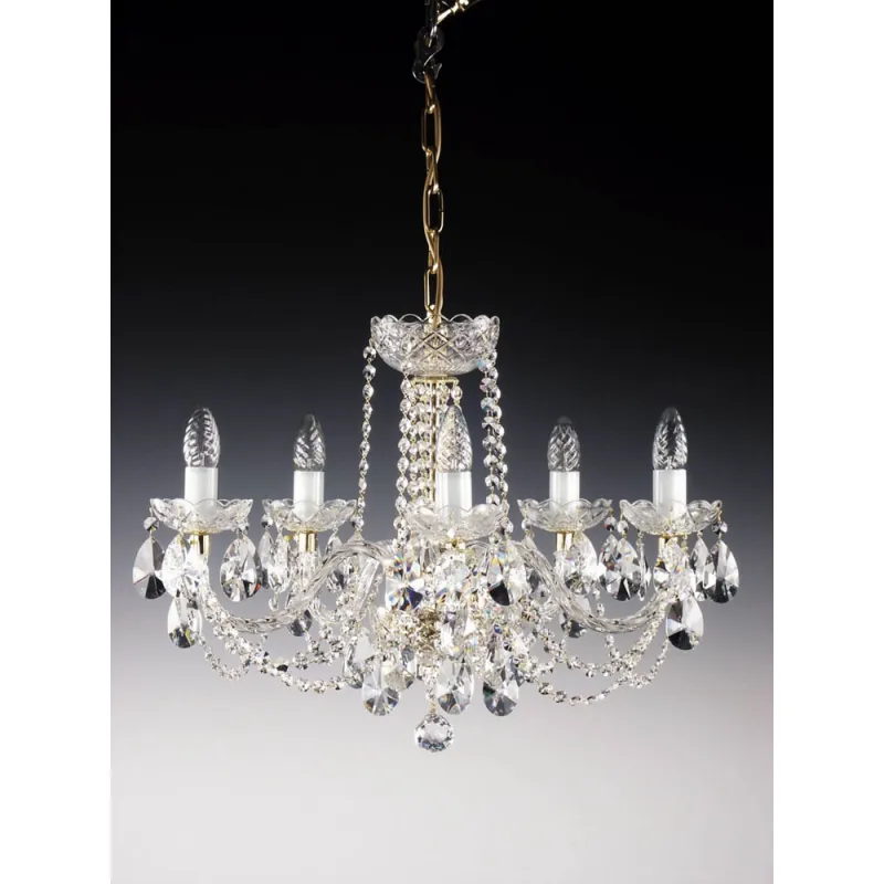 Candelabru Cristale, Bohemia, E14, AL010022K, Crystal