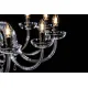 Candelabru Cristale, Sticla, Bohemia, E14, AL010057, Crystal