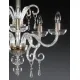 Candelabru Cristale, Sticla, Bohemia, E14, AL010058, Crystal