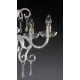 Candelabru Cristale, Sticla, Bohemia, E14, AL010058, Crystal