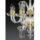 Candelabru Cristale, Sticla, Bohemia, E14, AL010059, Crystal