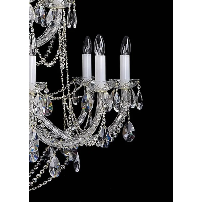 Candelabru Cristale, Bohemia, E14, AL010061K, Crystal
