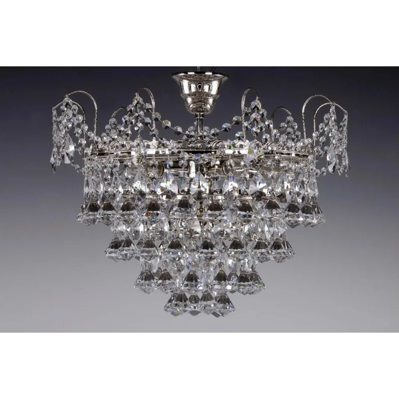 Plafoniera Cristale, Cascada, Bohemia, E14, AL010064, Crystal