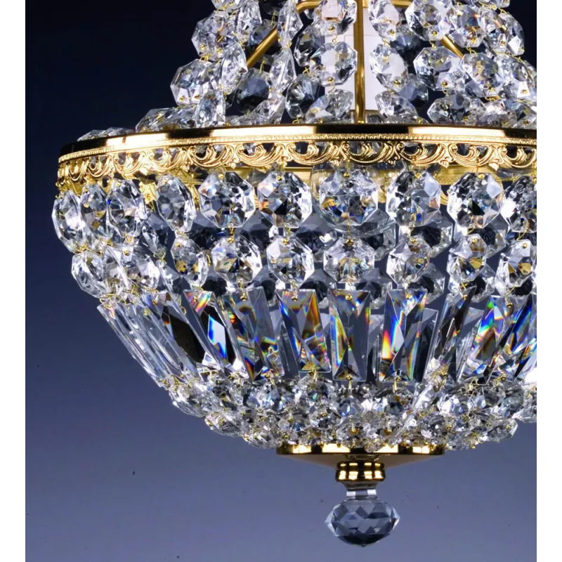 Plafoniera Cristale, Pear, Bohemia, E14, AL010067, Crystal
