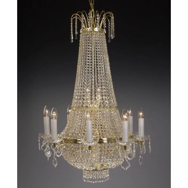 Plafoniera Cristale, Pear, Bohemia, E14, AL010072K, Crystal