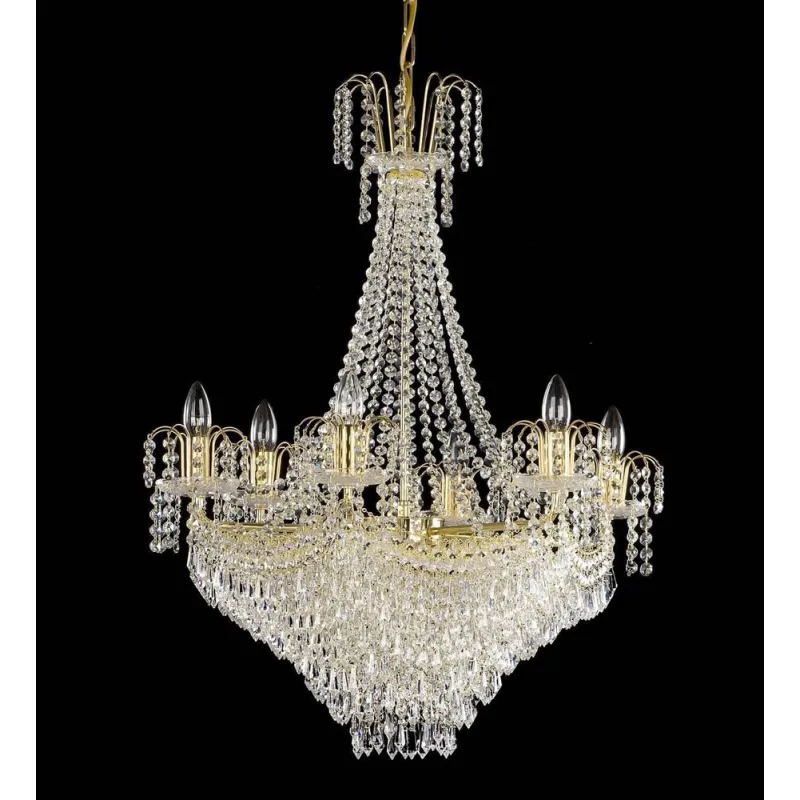 Plafoniera Cristale, Pear, Bohemia, E14, AL010082, Crystal