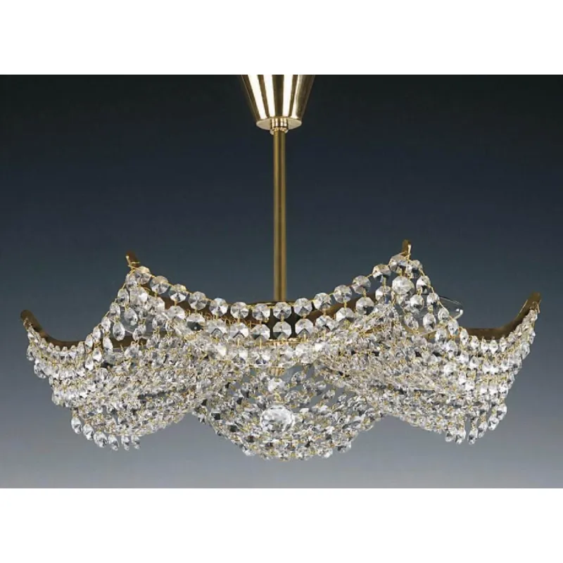 Plafoniera Cristale, Wave, Bohemia, E14, AL010084, Crystal