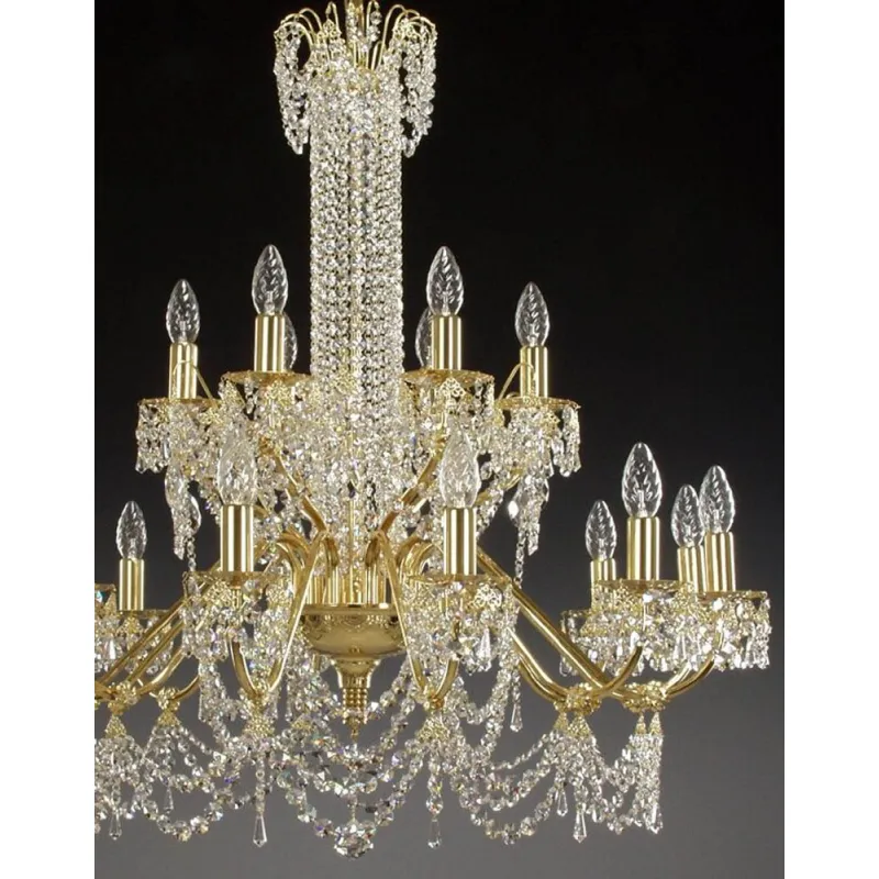 Candelabru Cristale, Bohemia, E14, AL010085, Crystal