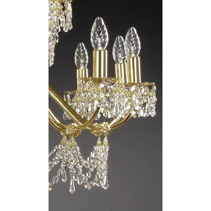 Candelabru Cristale, Bohemia, E14, AL010085, Crystal