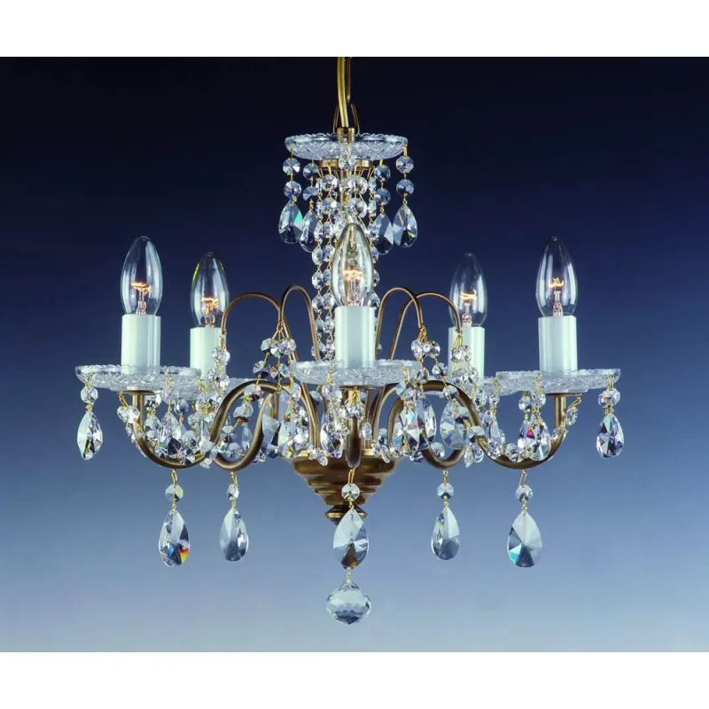 Candelabru Cristale, Bohemia, E14, AL010086, Crystal