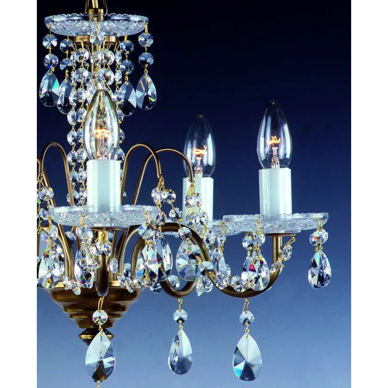 Candelabru Cristale, Bohemia, E14, AL010086, Crystal