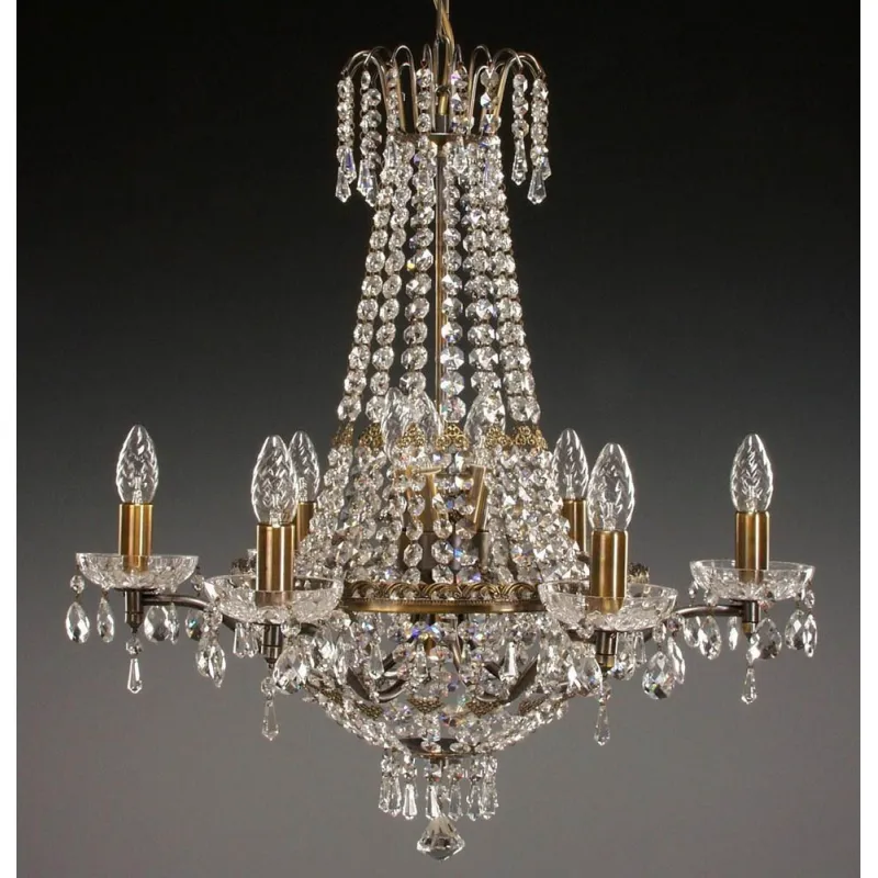 Plafoniera Cristale, Pear, Bohemia, E14, AL010087K, Crystal