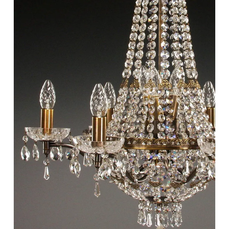 Plafoniera Cristale, Pear, Bohemia, E14, AL010087K, Crystal