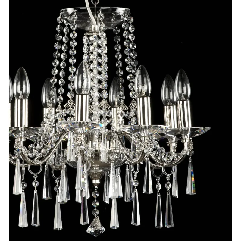 Candelabru Cristale, Bohemia, E14, AL010100, Crystal