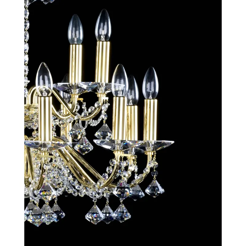 Candelabru Cristale, Bohemia, E14, AL010102, Crystal