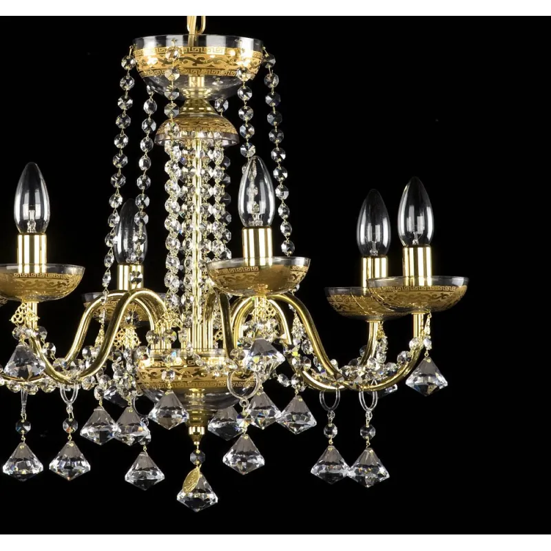 Candelabru Cristale, Bohemia, E14, AL010103, Crystal