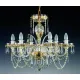Candelabru Cristale, Clasic- painted, Bohemia, E14, AL010113, Crystal
