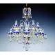 Candelabru Cristale - painted, Bohemia, E14, AL010115, Crystal