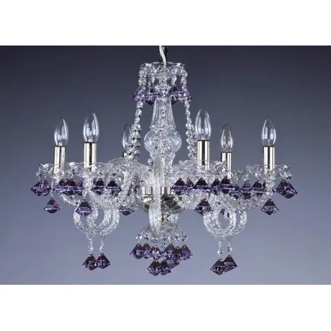 Candelabru Cristale, Bohemia, E14, AL010127K, Crystal