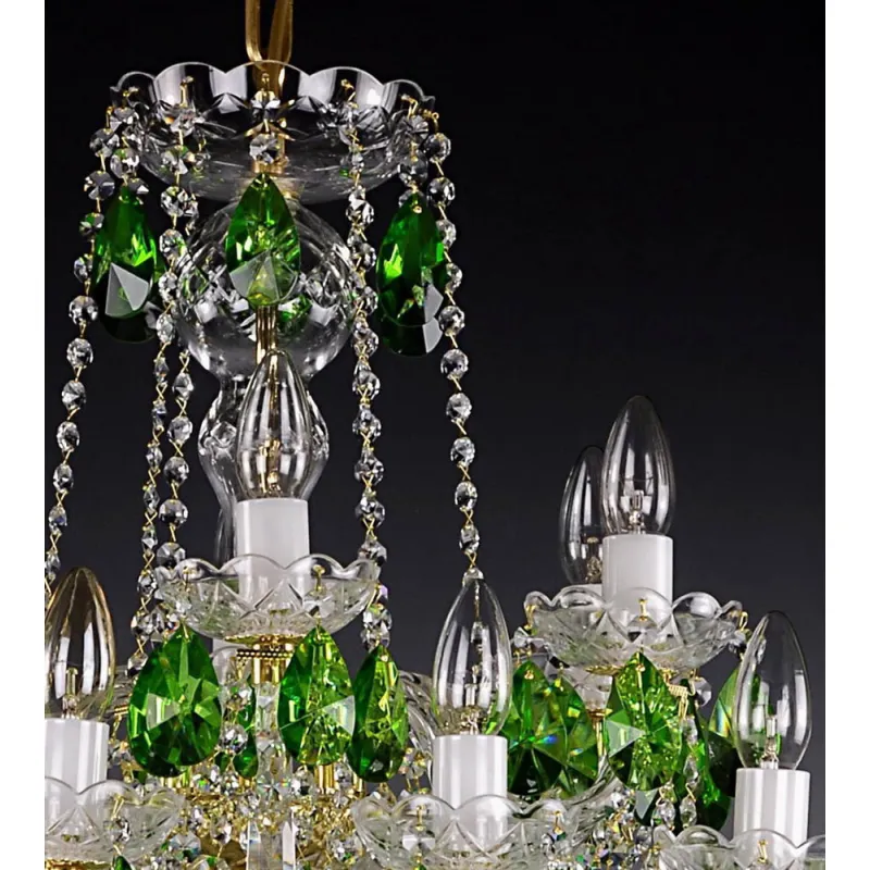 Candelabru Cristale, Bohemia, E14, AL010129K, Crystal