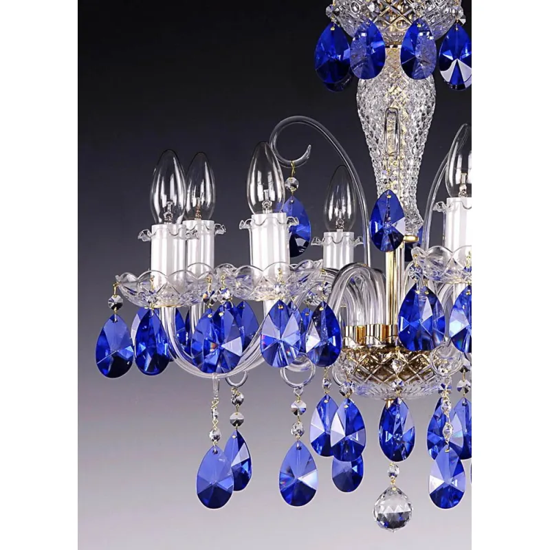 Candelabru Cristale, Bohemia, E14, AL010130K, Crystal