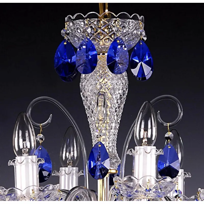 Candelabru Cristale, Bohemia, E14, AL010130K, Crystal