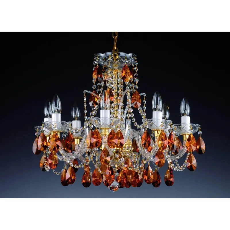 Candelabru Cristale, Bohemia, E14, AL010132K, Crystal