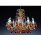 Candelabru Cristale, Bohemia, E14, AL010132K, Crystal