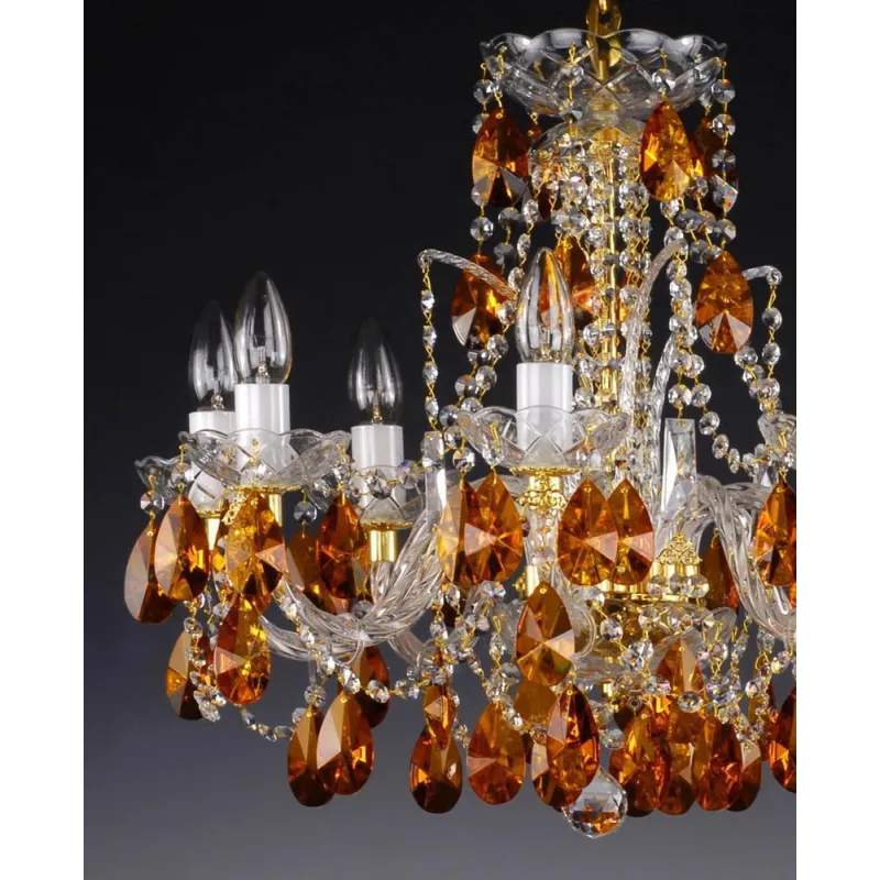 Candelabru Cristale, Bohemia, E14, AL010132K, Crystal