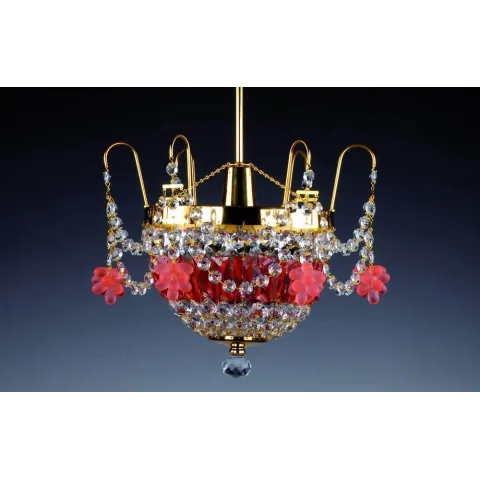 Candelabru Cristale, Bohemia, E27, AL010136, Crystal