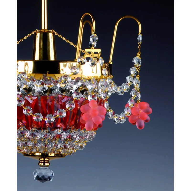 Candelabru Cristale, Bohemia, E27, AL010136, Crystal