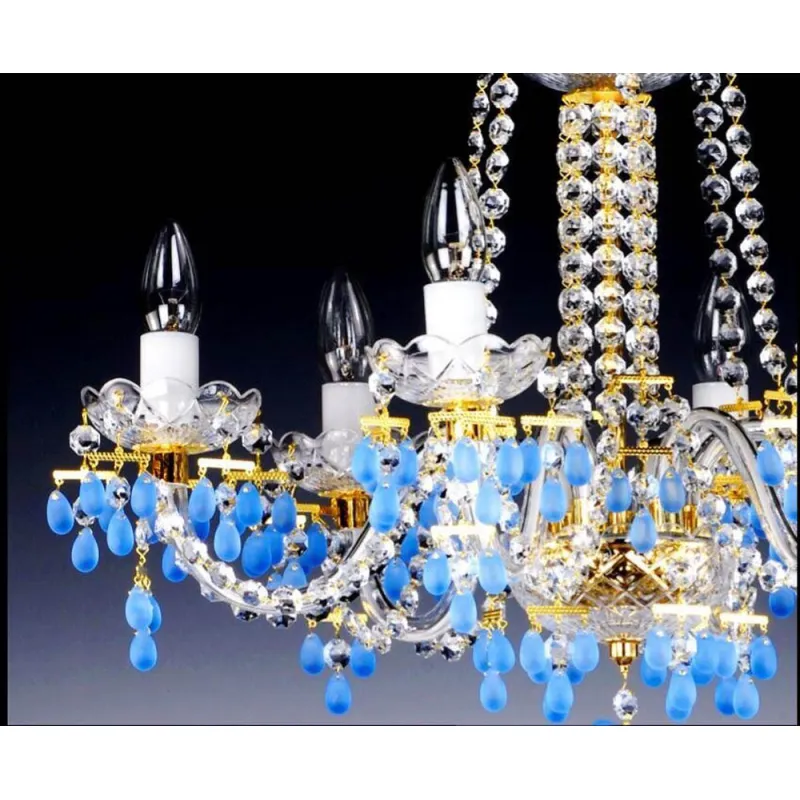 Candelabru Cristale, Bohemia, E14, AL010137K, Crystal