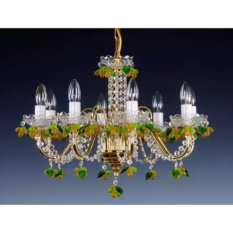 Candelabru Cristale, Bohemia, E14, AL010141K, Crystal