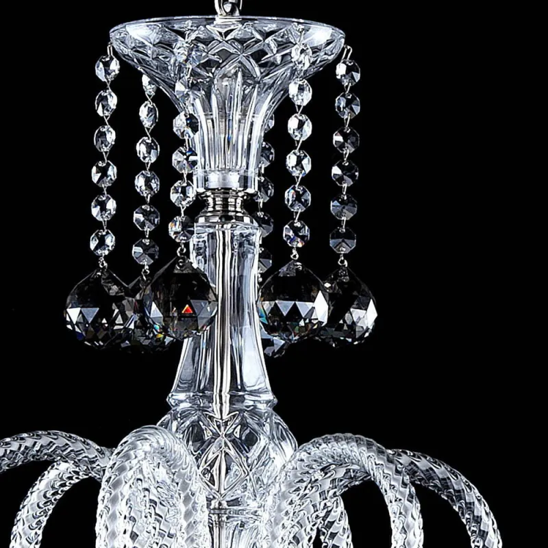 Candelabru Cristale, Bohemia, E14, AL010144NiK, Crystal