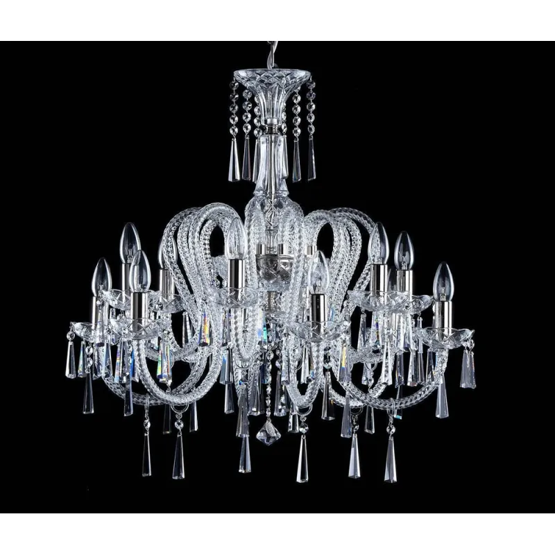 Candelabru Cristale, Bohemia, E14, AL010145NiK, Crystal