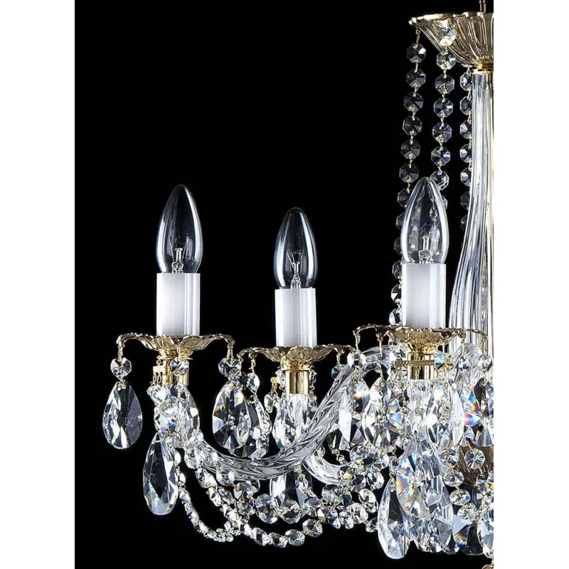 Candelabru Cristale, Bohemia, E14, AL010149, Crystal