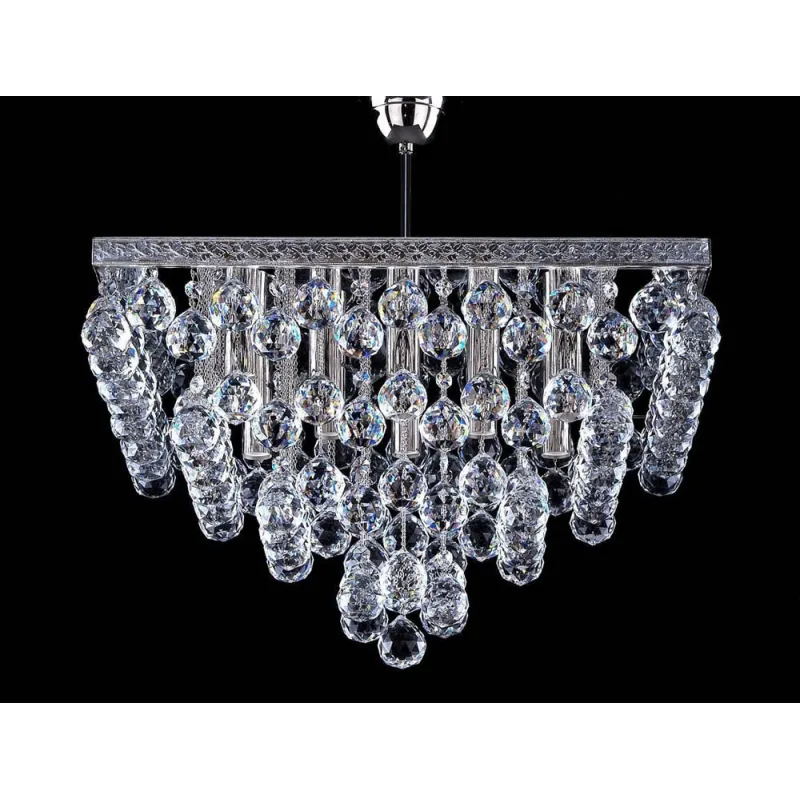 Plafoniera Cristale, Square, Bohemia, E14, AL010150, Crystal