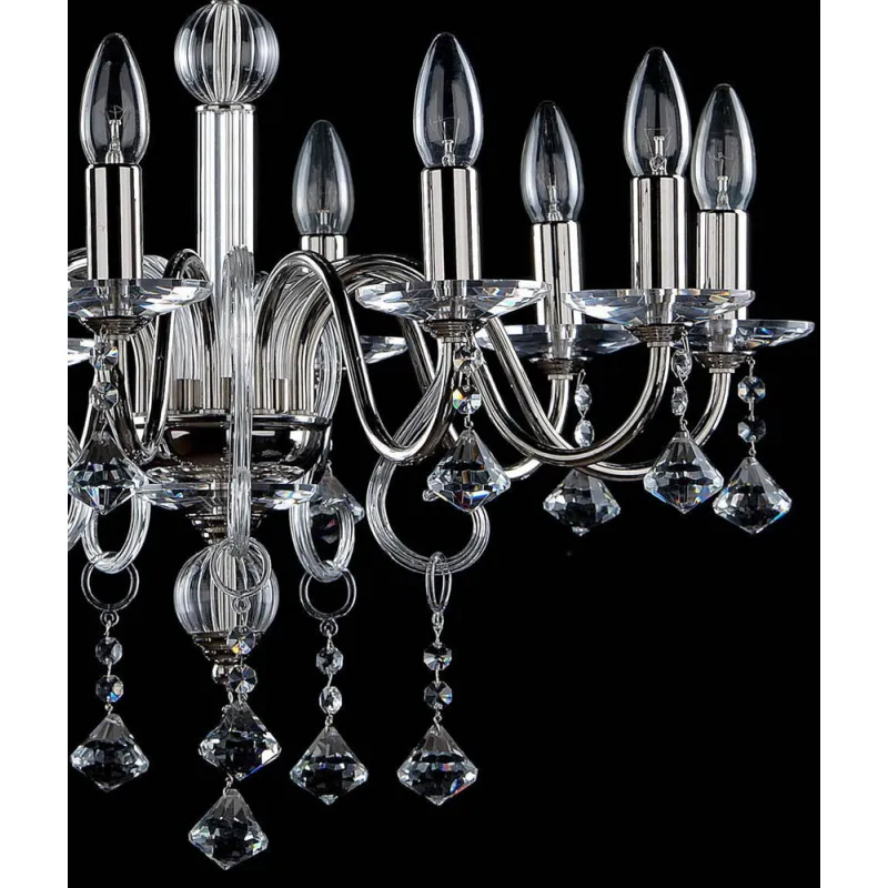 Candelabru Cristale, Bohemia, E14, AL010153, Crystal