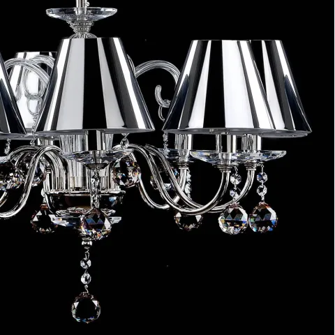 Candelabru Cristale, Modern, Bohemia, E14, AL010161Ni, Crystal