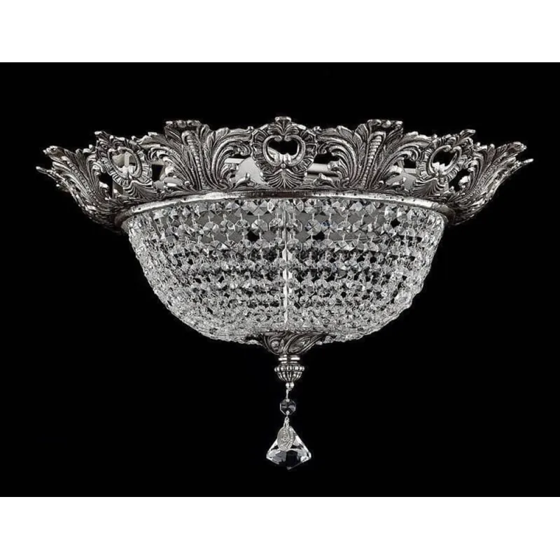 Candelabru Alama, Cristale, Bohemia, E14, AL010167, Crystal